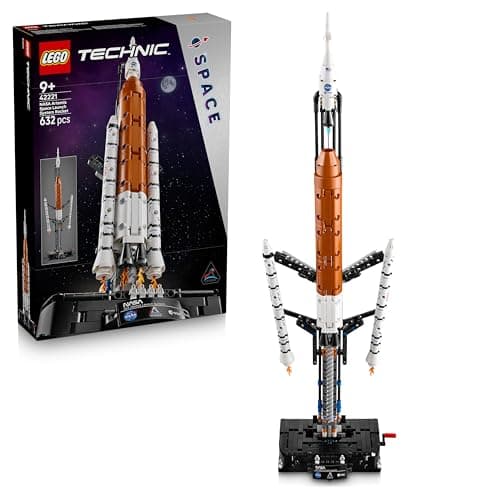 LEGO Technic La Fusée SLS NASA Artemis - Jouet Interactif STEM avec 4 Astronautes & Fonction de Séparation - Idée de Cadeau d'anniversaire pour Garçon ou Fille dès 9 Ans 42221 - Image 2