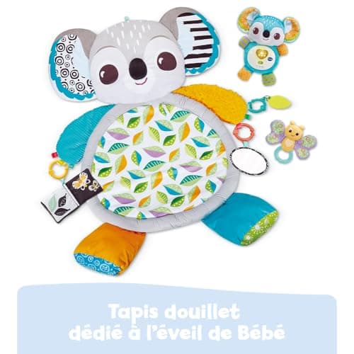 VTech - Koala Cuddle Play Mat, Sensory and Evolving Baby Activity and Development Toy, Rattles and Teething Ring, Baby Birth Gift - English Content - Image 3