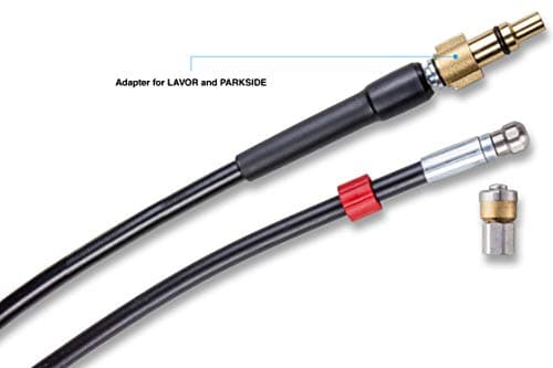 High Pressure Washer Drain Unblocker Hose 30 m, 200 Bar - Ferret Kit Compatible with Karcher, Parkside, Lavor, Bosch Professional - with Fixed Nozzle, Rotary Nozzle KNOFER - Image 5