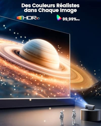 4K Projector 【Google TV/Dolby】 36000 Lumens Netflix/Disney+ Projector 4K Portable Auto Focus/Keystone, Voice Control, HDR10, WiFi 6 Projector Bluetooth FHD 1080P Home Theater Projector - Image 5