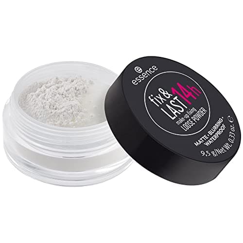 Essence Cosmetics fix et LAST 14h make-up fixing LOOSE POWDER poudre libre, longue durée, fixant, contrôle du sébum - contrôle de la brillance, mat (9.5g) - Image 4