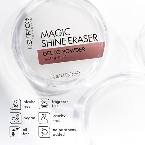 Catrice Cosmetics Magic Shine Eraser Gel To Powder Gel en Poudre Matifiant, Matifiant, Resserrement des Pores, Résultat Instantané, Naturel, Mat (10 g) - Image 5
