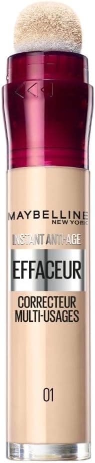 Maybelline New York - Instant Effaceur - Anti-cernes/Correcteur Fluide - Teinte : Beige Rosé (01) - 6,8 ml - Image 1