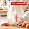 Tefal Express Pancakes Smart Beater, 900ml, Waffles Pancakes Pancakes in 2 Minutes, Lump-free Dough, Homemade, Perfect Results, Easy to Use, 3 Integrated Graduated Recipes K1844404 - Image 7