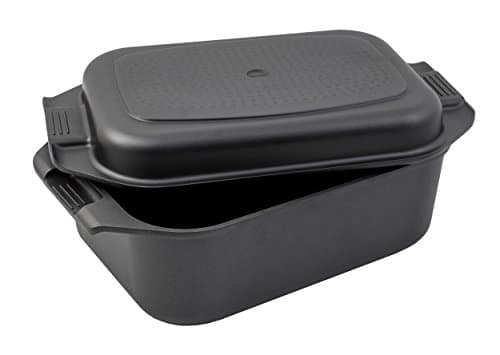 Karcher 2-in-1 Cast Aluminium Induction Sauté Pan with Lid/Cooking Dish, 8.7 Litre, 41.5 x 25.5 cm - Image 2