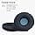 kwmobile 2 x Ear Pads Compatible with Sony WH-XB700 Foam Ear Pads for Headphones Dark Blue - Image 5
