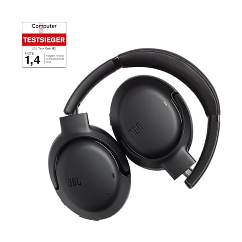 JBL Tour One M2, Casque audio sans fil, Bluetooth 5.3, Jusqu'à 50 heures d'autonomie, Technologies de réduction de bruit et son spatial, Noir - Image 6