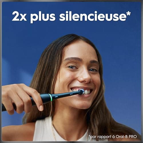 Oral-B Brosse A Dents Electrique iO 5 Noire, 5 Modes De Brossage Dont Blancheur, Capteur De Pression Sur Les Gencives, Brossettes De Rechange Oral B, Etui De Voyage - Image 9