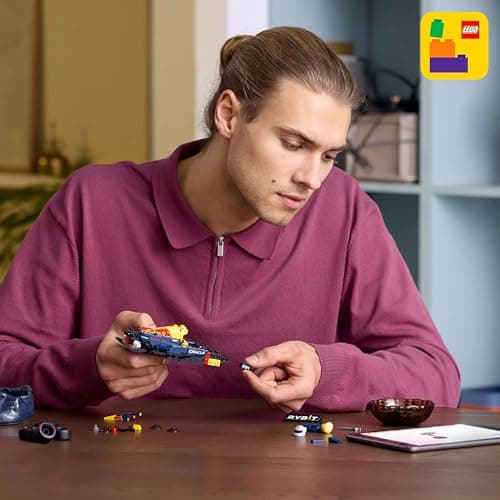 LEGO Speed Champions Voiture F1 Oracle Red Bull Racing RB20 - Voiture de Course de Formule 1 pour Adulte - Inclut Une minifigurine Collector de Pilote - Cadeau pour Fans de Sport Automobile 77243 - Image 3