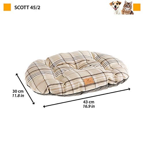 Ferplast Scott Double Sided Padded Cushion for Dog/Cat 45/2 Brown 1 Unit - Image 4