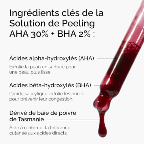 The Ordinary AHA 30% + BHA 2% Peeling Solution, Advanced Exfoliating Peeling for Brighter Skin, 30ml - Image 5