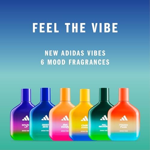 adidas Vibes Energy Drive Eau de parfum pour tout le monde, énergisante et stimulante, 50 ml - Image 6