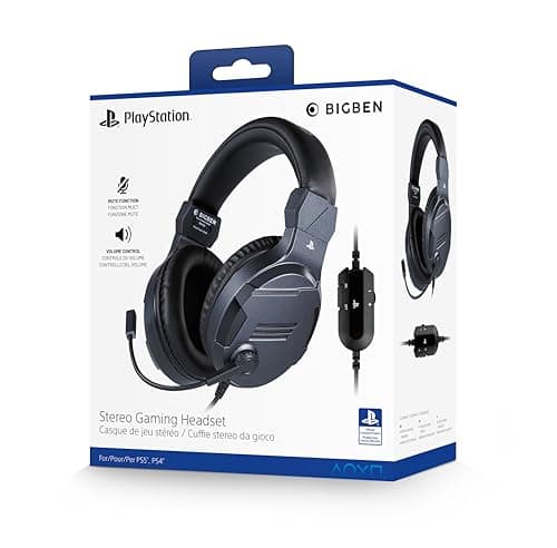 Sony Licensed Stereo Wired Gaming Headset for PS4, PS5 (Titane) - Image 2