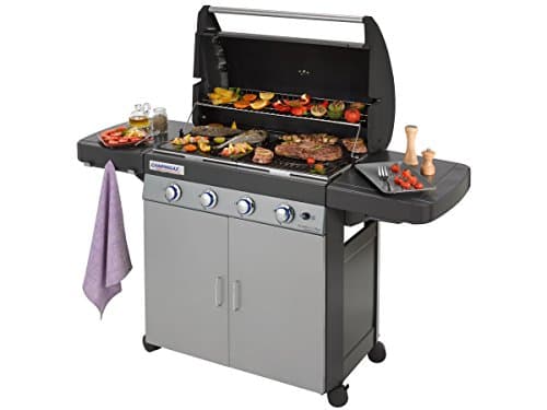 Campingaz Class 4 L Plus gas grill, 4 burners, 12.8kW power, InstaClean easy cleaning system, double enamelled cast iron grill and griddle, 2 side shelves - Image 2