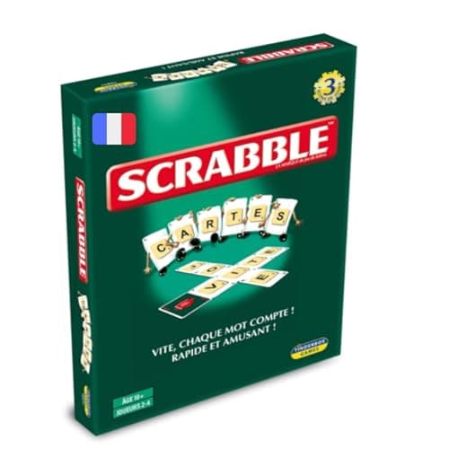 Megableu - Scrabble in Cards - Redefine the Fun of Letters Game with Innovative Cards - Classic Board Game for Adults & Children from 10 Years Old - 3 Modes - 2 to 4 Players - French - Image 2