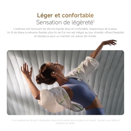 XIAOMI OpenWear Stereo Pro, Open Ear Bluetooth Earbuds with Earloop, Comfort and Stability Port, 45 Hours Battery Life, IP54 Waterproof, Multi-Transducers, Hi-Res HiFi Audio - Image 5