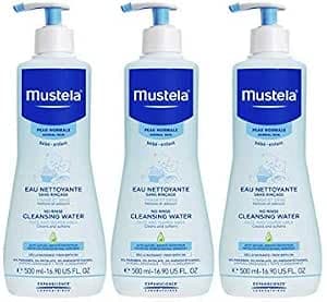 Mustela Cleansing Water without Rinsing Normal Skin Pack of 3 x 500 ml