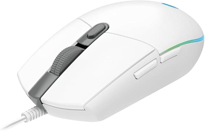 Logitech Gaming Mouse G102 LIGHTSYNC - Mouse - right-handed - Optical - 6 Buttons - Wired - USB - White