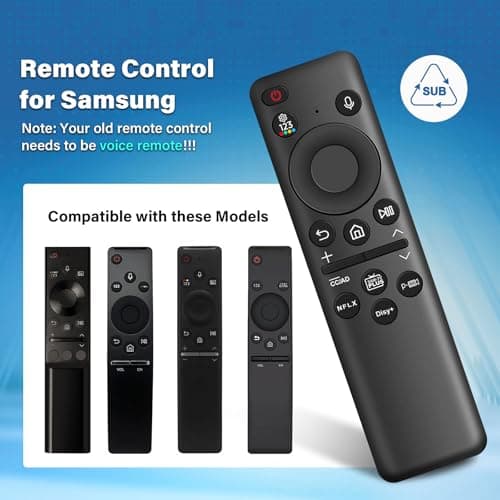 BN59-01432A Replacement Remote Control for Samsung Smart TV, Compatible with Samsung Smart TV, Compatible with Sam-sung 2021-2023 Neo LED Smart 4K HD TV - Image 4