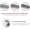 GVODE Pasta Accessory for Kitchenaid, Includes Pasta Sheet Roller, Spaghetti Cutter and Fettuccini Cutter for Pasta Machine for Kitchenaid - Image 4