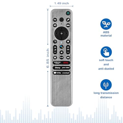 RMF-TX910U Télécommande vocale de rechange pour Sony BRAVIA XR/KD/XR Series X77L A95L X95L X93L A80L X90L A75L avec manuel de l'utilisateur (français non garanti) - Image 9