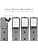 VOVIPO Universal Protective Case for 6" 6.8" 7" eBook Reader with Wrist Strap Compatible with Kobo/Tolino/Pockizonk/Sony/Paperwhite 6/6.8/7" eBook Reader (Matcha) - Image 3