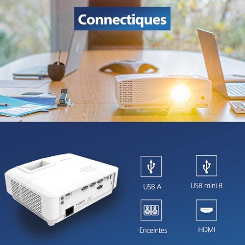 Philips, Propix 650, Professional Projector, DLP, Home Cinema, Advanced Image Correction, WXGA 1280 x 800 Pixels, Lumens: 4000 ANSI, White, 2.5 kg - Image 5