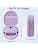 Carrying Case Compatible with Apple Airpods Max Earbuds, EVA Hard Case for Travel and Outdoor Earphone Storage (Purple) - Image 4