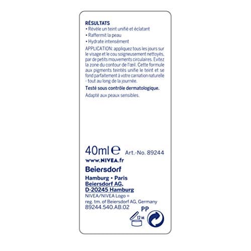 NIVEA Vital Soja Anti-Âge Soin Intensif Teinté Clair à Medium FPS 15 (1x40 ml), sérum anti-âge enrichi en Soja & pigments teintés, soin visage femme peau mature - Image 6
