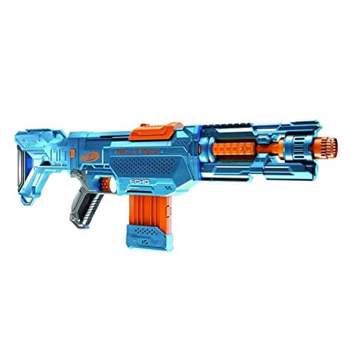 Nerf Elite 2.0 Echo CS-10 Blaster - 24 Official Nerf Darts, 10-Dart Clip, Removable Stock and Barrel Extension, 4 Tactical Rails, Multicolor, 2.6" x 27" x 12.5" - Image 3