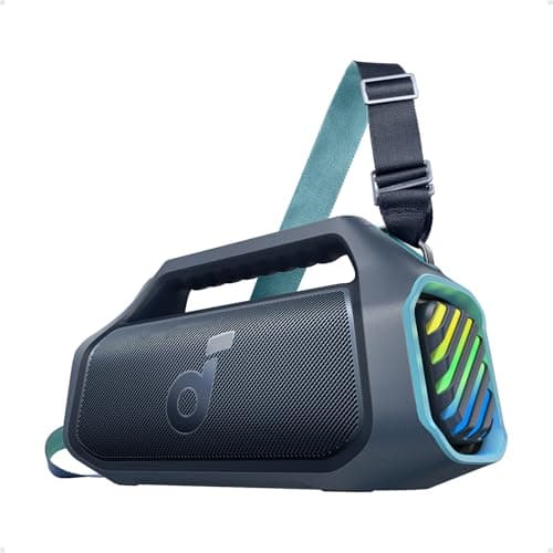 Soundcore Boom 2 Plus Powerful Bluetooth Speaker, 140W, 2+2 Channels Stereo, BassUp 2.0, Quick Charge 30W, 20h, IPX7, RGB Lights, USB-C for Outdoors, Camping, and Beach (Refurbished) - Image 2