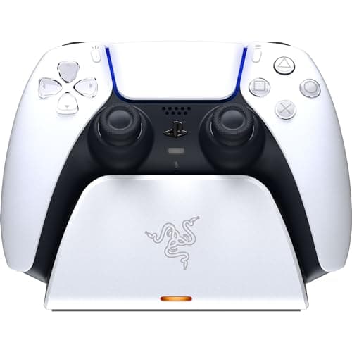 Razer Quick Charge Stand for PlayStation5 - White - Image 2