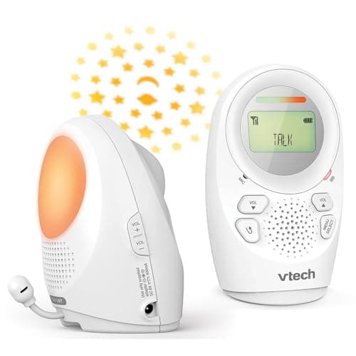 Vtech Baby Monitor Digital Baby Video Monitor with Glow on Ceiling Projection & Room Temp - Image 3