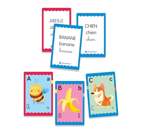 Clementoni | Writing Games for Kids Ages 4-6 | Educational Game with 26 Alphabet Cards and 6 Rewritable Slate | Upper and Lower Case Letters Learning | Pregraphic Activities - Image 6