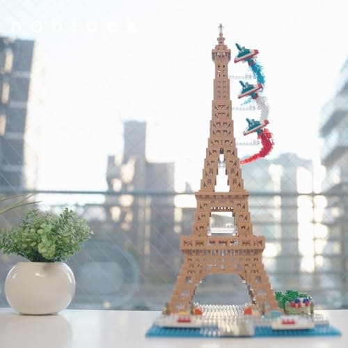 Bandai – nanoblock – Deluxe Eiffel Tower – Mini Brick Figurine – 2500 Pieces – Building Set Monuments Paris – Construction Kit Toy for Children 12 Years and Above Teenagers Adults – NBC057 - Image 8