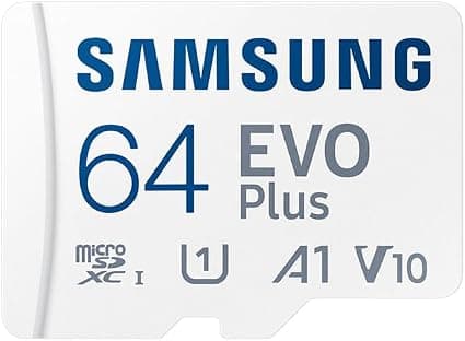 Memory Card Samsung 64G Micro SD Evo Plus 2024 with SD Adapter Class 10 Read 160MB/s Write 160MB/s MB-MC64SA/EU - Image 1