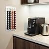 Coffee Capsules Stand for Storage Capsule Nespresso, 40.5 x 22 cm Stainless Steel Capsule Holder, 3 m Adhesive Tape Coffee Pod Organizer Stand, for Storage of 40 Coffee Capsules - Image 7