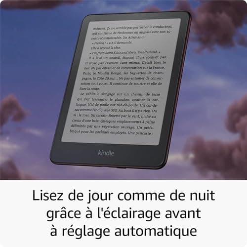 Kindle Paperwhite Signature Edition (2024 Release) 32 GB without ads, Raspberry Amazon Clear back Cover and a Made for Amazon Wireless Charging Dock - Image 6
