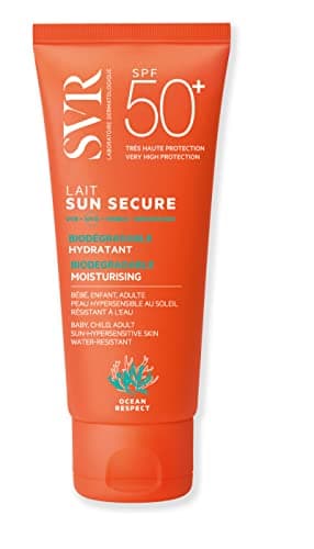 SVR - Sun Secure Lait SPF50+ - Lait solaire hydratant invisible – Très haute protection UVA, UVB, infrarouge et lumière visible – Peaux sensibles – Niacinamide, Vitamine E – 100 ml - Image 2
