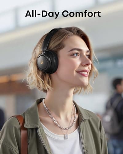 Soundcore by Anker Q30 Casque Bluetooth sans Fil à Réduction de Bruit Active Hybride, Plusieurs Modes, Hi-Res Son, EQ in App, Autonomie 40 h, Charge Rapide, Oreillettes Confort, Connexion multipoint - Image 7