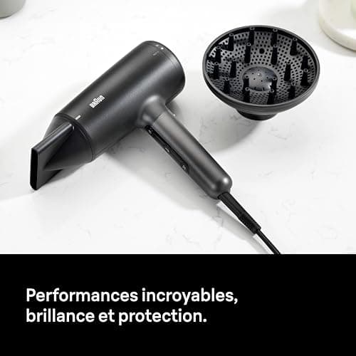 Braun HD4.2 Hair Dryer, High Performance Hair Dryer with Diffuser and Concentrator, Super IONTEC Technology, 2100W HTDC Motor with 3 Heat Modes and 3 Speed Modes, BRHD425E - Image 4