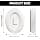 Replacement Ear Pads Earpads for Bose QuietComfort 45 (QC45)/QuietComfort SE (QC SE)/Quiet Comfort Wireless Headphones, Soft Protein Leather and Memory Foam (White) - Image 5