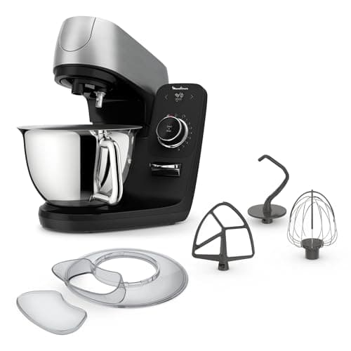 Moulinex Pastry processor, 5.5 L stainless steel bowl, 8 basic recipe programs, Patented technology, Quiet, Robust, Free application with coaching, Coach QA900810 - Image 3