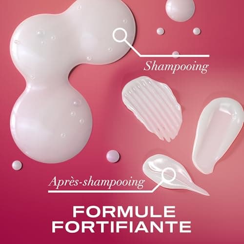 OGX - Shampooing Force & Longueur Huile de Kératine (flacon de 385 ml) – Shampoing anti-casse pour fortifier et renforcer les cheveux – Soin cheveux réparateur pour une chevelure éclatante de santé - Image 7