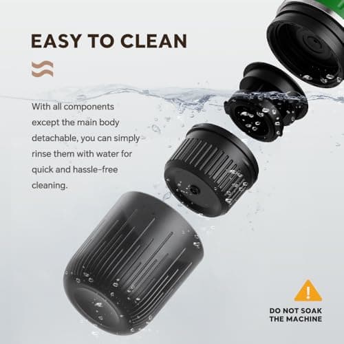 BENFUCHEN Portable Espresso Machine for Travel, Self-Heating Electric Espresso Machine, 19 Bar Mini Coffee Maker for Camping and Hiking for Ground Coffee and NESPRESSOpods, Green - Image 8