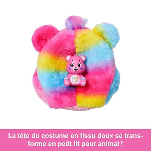 Barbie Barbie Cutie Reveal Caring Bear Doll, with Toutensemblance and 10 Surprises Including Colour Changing and Mini Bear, JFV60 - Image 4