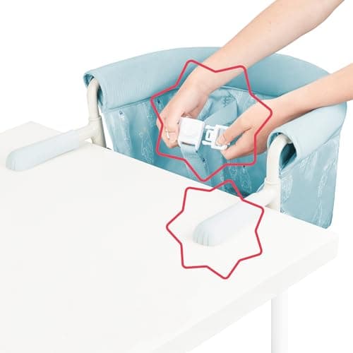 Badabulle Baby Table Seat with 3-Point Harness, Comfortable, Ultra Compact Folding to Take Anywhere, From 6 to 36 Months or 15 kg - Image 6