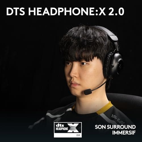 Logitech G PRO X 2 LIGHTSPEED Bluetooth Headset, Detachable Microphone, Graphene Speaker 50mm, DTS:X Headset 2.0—7.1 Surround, Bluetooth/USB/3.5mm Aux, PC, PS5, PS4, Nintendo Switch - Black - Image 7