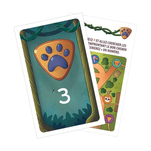 Clementoni | Escape Game Pocket Junior 6 Years+ – 2 Adventures: Zoo & Pirates|Cooperative with Cards and Objects|1 to 4 Players|30 Min |Fun Logic Activity|Educational Board Game Designed in Italy - Image 5