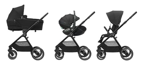 Maxi-Cosi Oxford, Stroller, 0-4 years, 0-22 kg, Compact Folding, Soft Suspension, Spacious Seat, 3 Recline Positions, 10 kg Storage Basket, Twillic Black - Image 6
